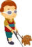 Imagen nio con perro gua